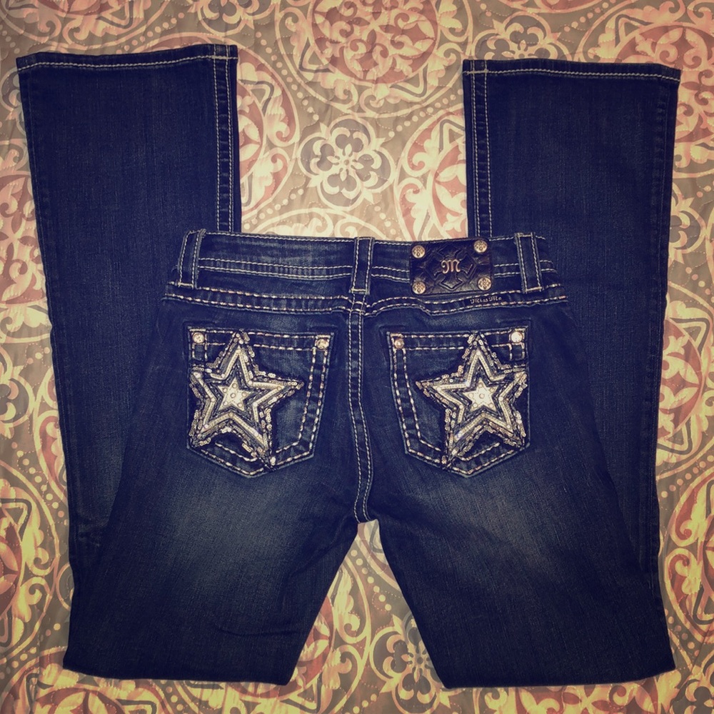 ⛔️SOLD⛔️ NWOT Miss Me Shooting Star Bootcut Jeans
